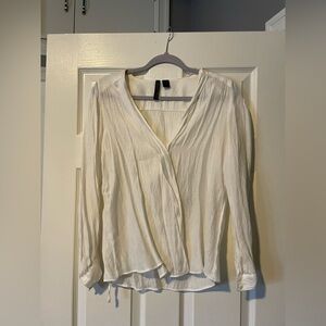 Elegant Cream Women's Blouse